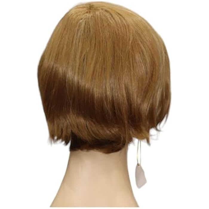 DILLARDS Short Layered Synthetic Wig, Honey Blonde, Bob Style With Side Bangs - Image 3